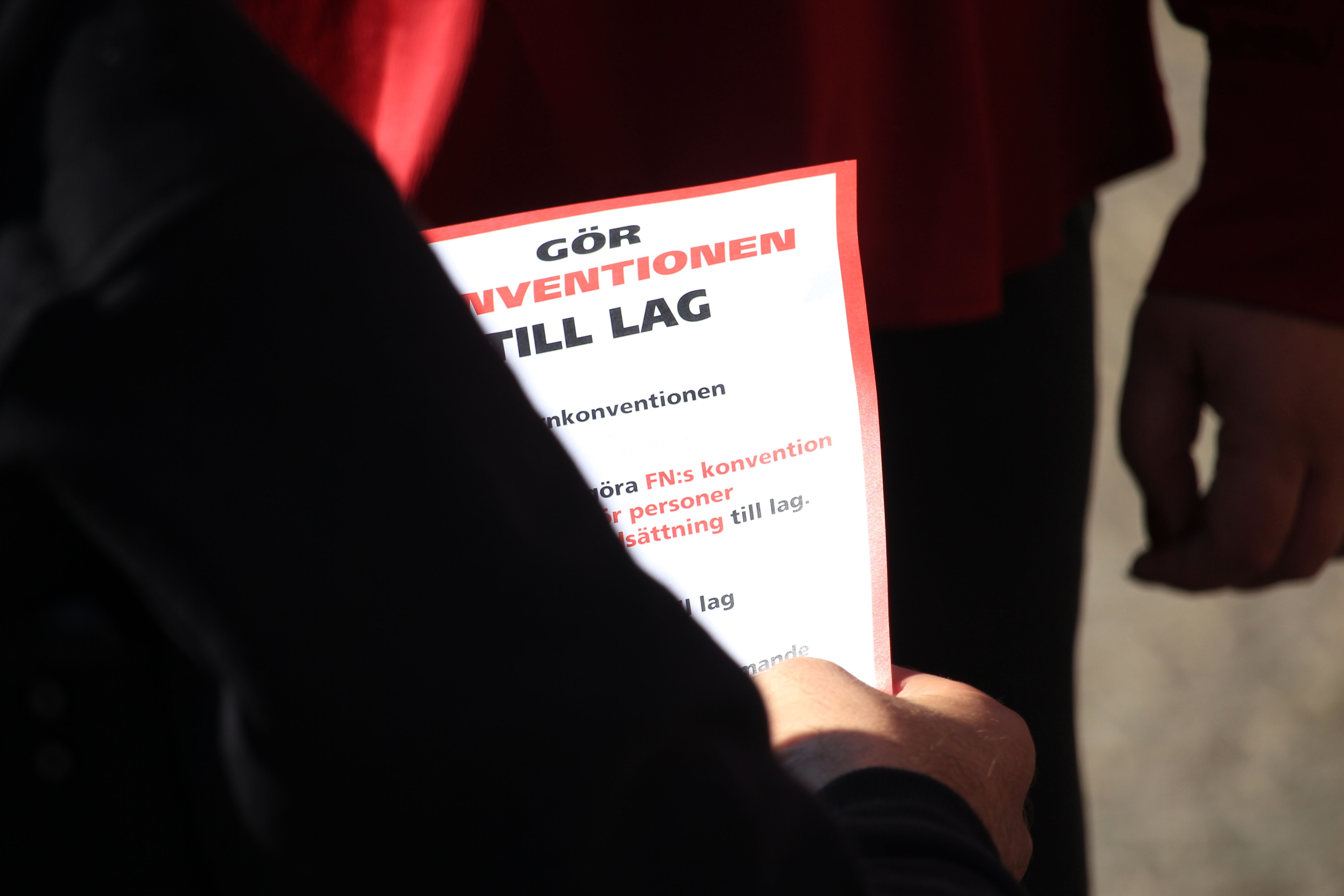 Torsdagsaktion flygblad