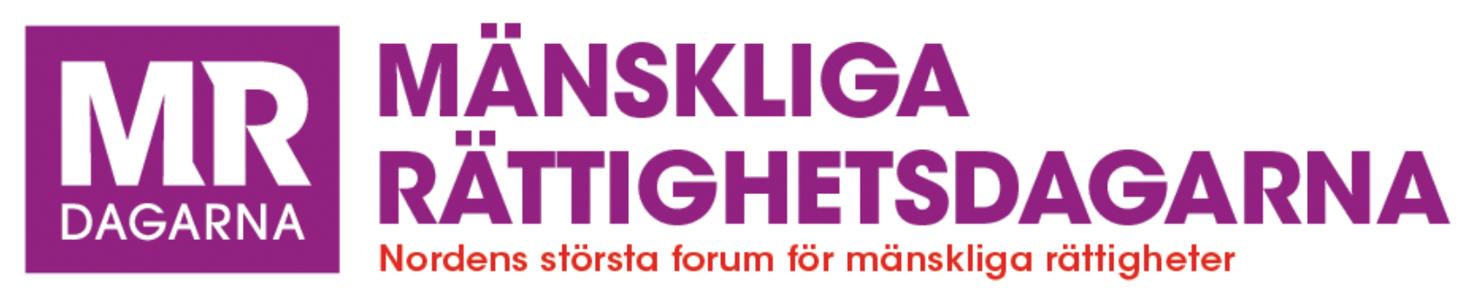 Huvudet på MR-dagarnas hemsida.